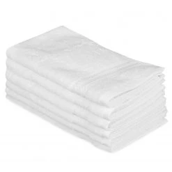 Twentyfour Serviettes Rainbow IV (lot de 6) - Coton - Blanc