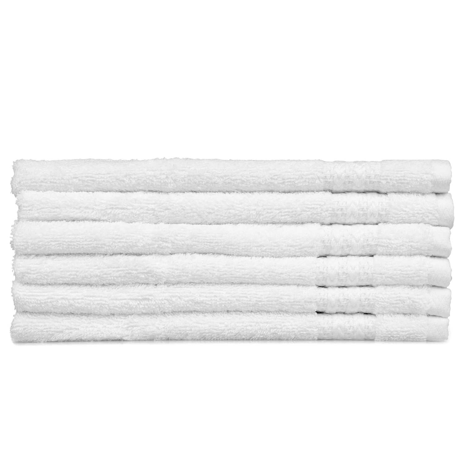 Twentyfour Serviettes Rainbow IV (lot de 6) - Coton - Blanc 4 Twentyfour Serviettes Rainbow IV (lot de 6) - Coton - Blanc – Image 2