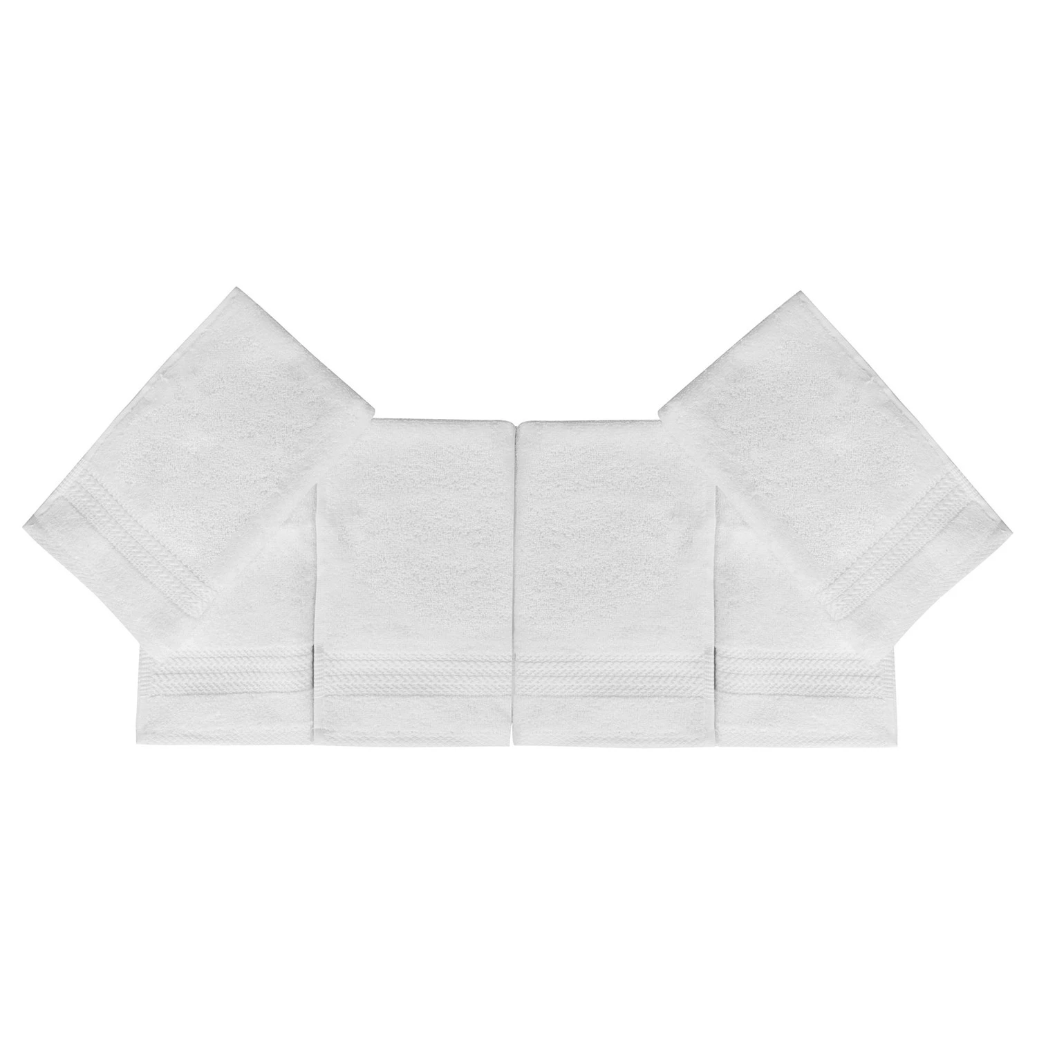 Twentyfour Serviettes Rainbow IV (lot de 6) - Coton - Blanc 5 Twentyfour Serviettes Rainbow IV (lot de 6) - Coton - Blanc – Image 3