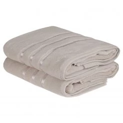 Twentyfour Serviettes Dolce I (lot de 2) - Micro-coton -Serviettes Soldes 1000329785 220307 031 DETAILS P000000001000329785
