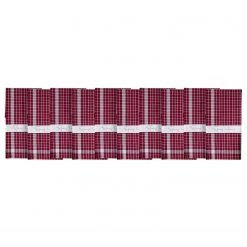 Twentyfour Serviettes Küp (lot de 10) - Coton - Rouge foncé