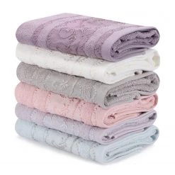 Twentyfour Serviettes Lucca (lot de 6) - Coton - Multicolore