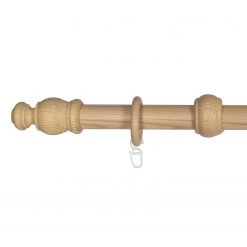 Mydeco Tringle à rideau 28 mm Mini - Pin - Largeur : 200 cm -Serviettes Soldes 1000330928 220210 040 DETAILS P000000001000330928