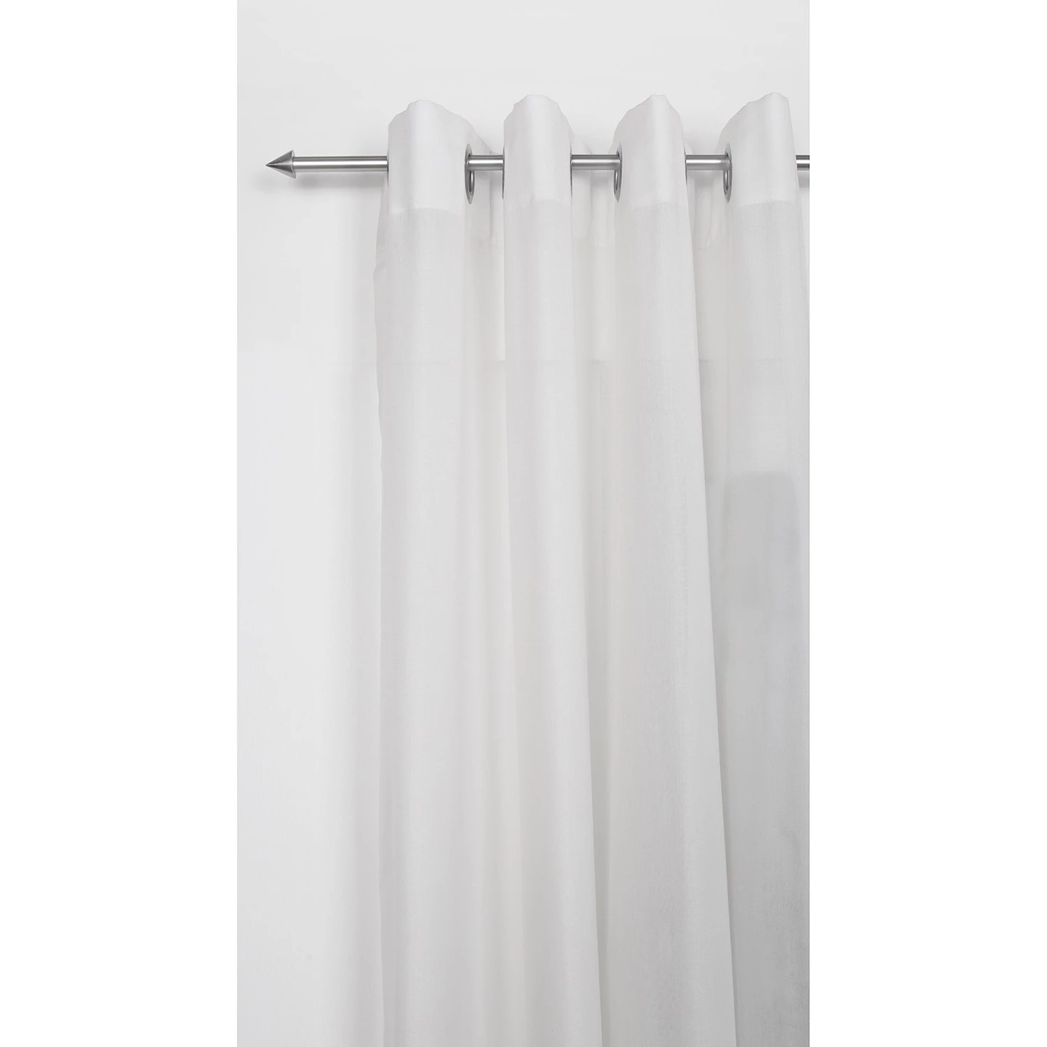Mydeco Tringle à rideau 16 mm Cone - Zamak - Aspect inox - Largeur : 240 cm 5 Mydeco Tringle à rideau 16 mm Cone - Zamak - Aspect inox - Largeur : 240 cm – Image 3
