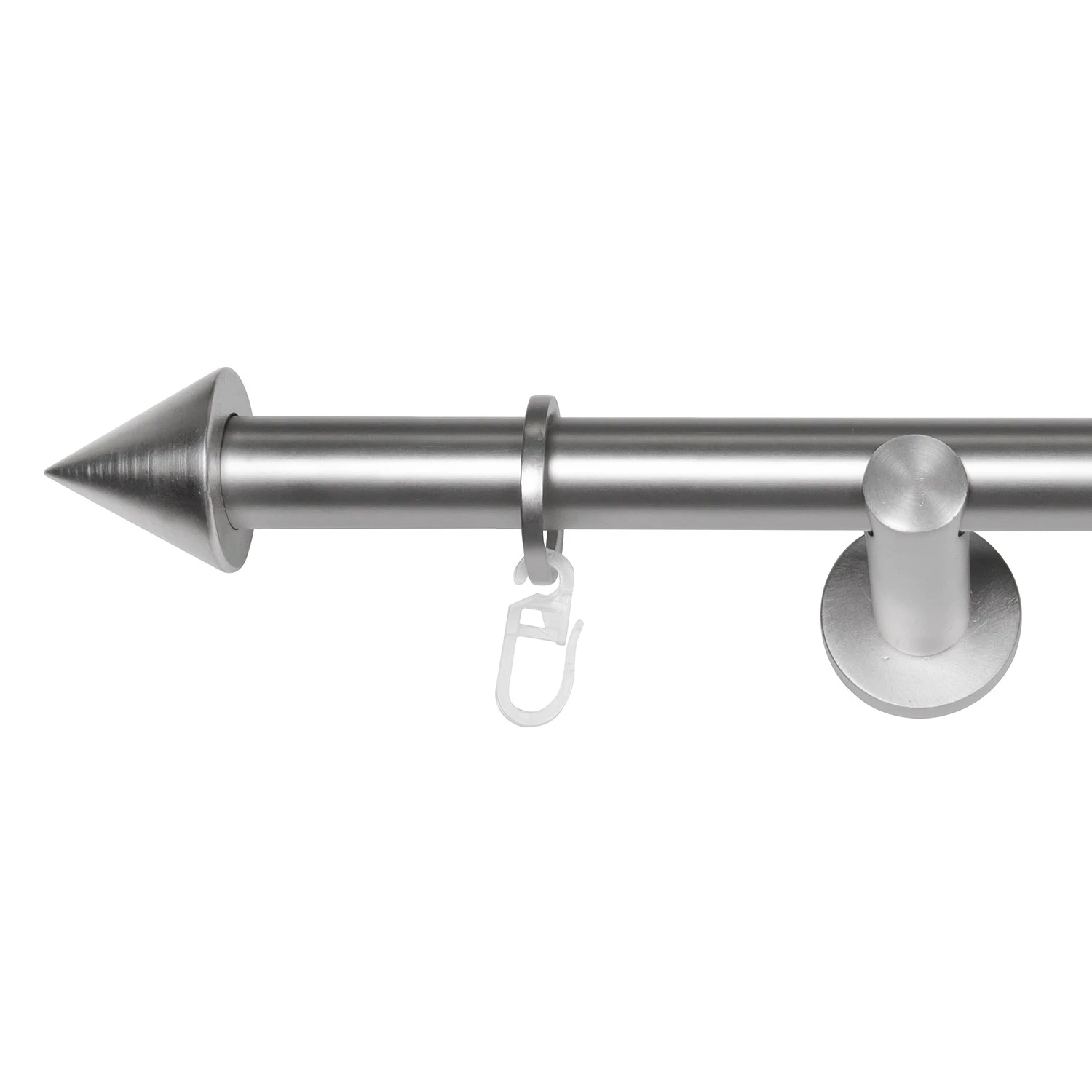 Mydeco Tringle à rideau 16 mm Cone - Zamak - Aspect inox - Largeur : 240 cm 7 Mydeco Tringle à rideau 16 mm Cone - Zamak - Aspect inox - Largeur : 240 cm – Image 5
