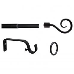 Mydeco Tringle à rideau Hook 13/16mm extensible - Zamak - Noir 11 Mydeco Tringle à rideau Hook 13/16mm extensible - Zamak - Noir -Serviettes Soldes 1000330961 220210 050 DETAILS P000000001000330961