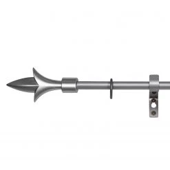 Mydeco Tringle à rideau Lance 13/16 mm - Zamak - Argenté -Serviettes Soldes 1000330964 220210 040 DETAILS P000000001000330964