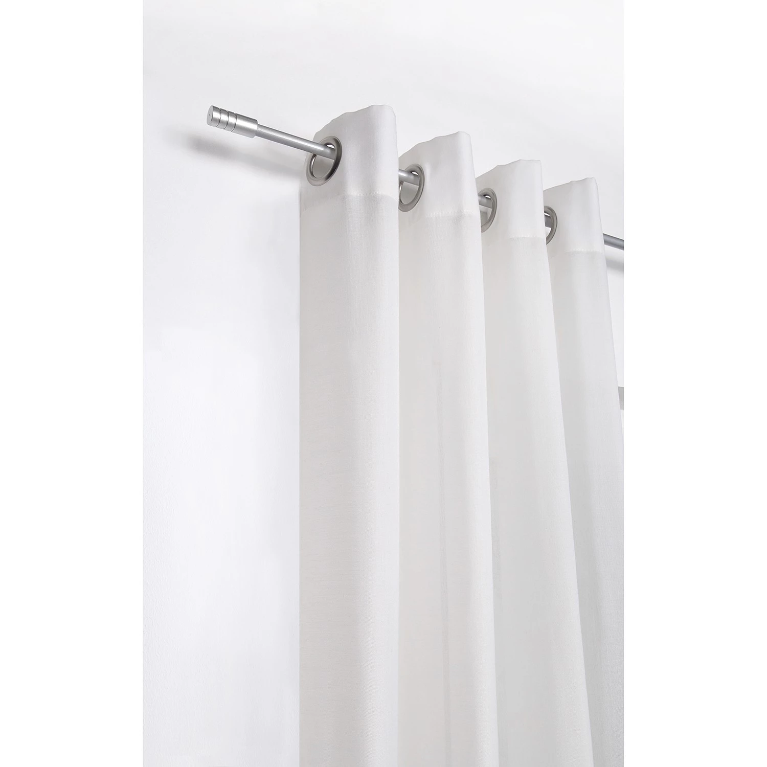 Mydeco Tringle à rideau extensible Rillcube - Zamak - Argenté 4 Mydeco Tringle à rideau extensible Rillcube - Zamak - Argenté – Image 2