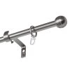 Mydeco Tringle à rideaux Habito/Rillball ext. - Zamak - Aspect inox - Largeur : 160 cm -Serviettes Soldes 1000330985 220210 010 IMAGE P000000001000330985