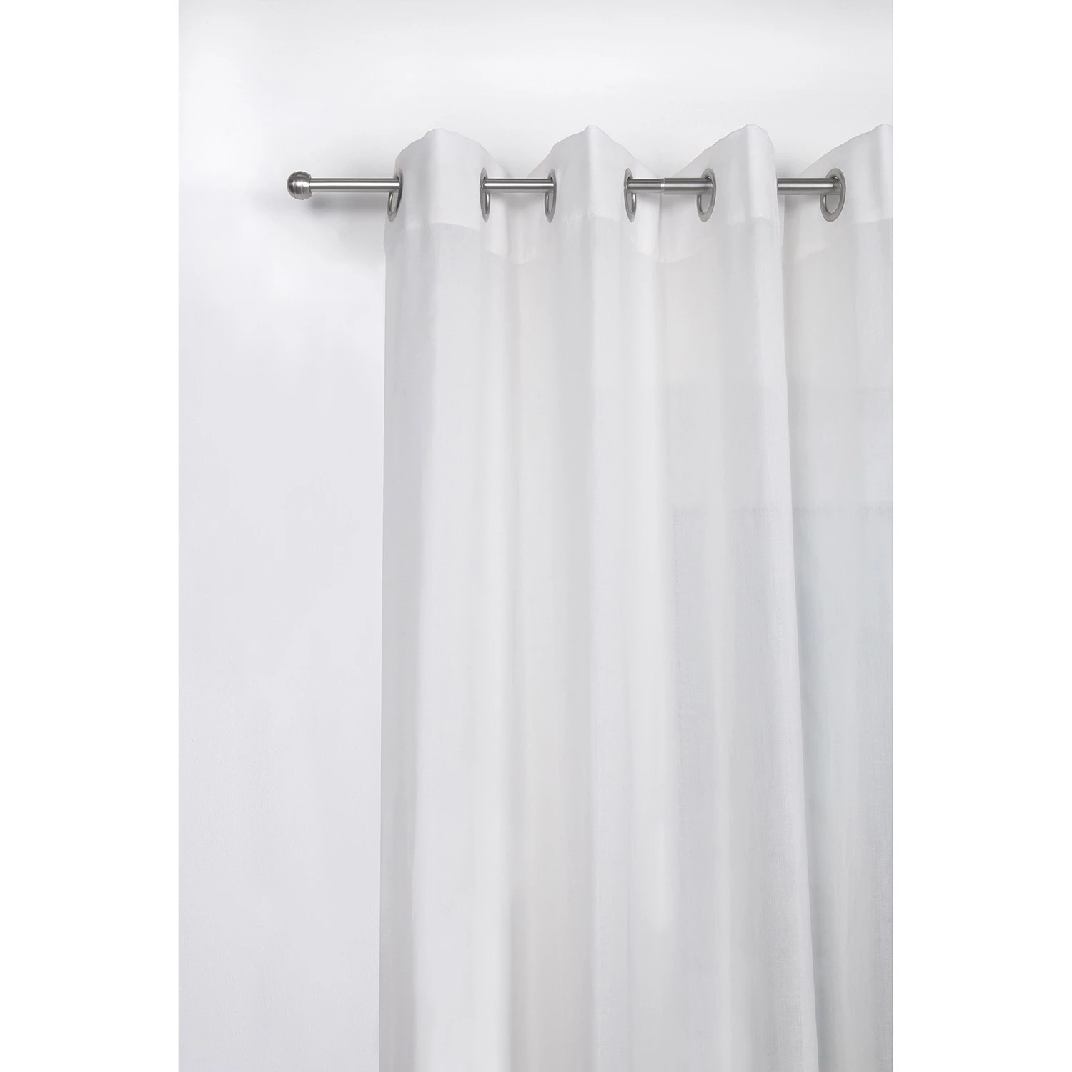 Mydeco Tringle à rideaux Habito/Rillball ext. - Zamak - Aspect inox - Largeur : 120 cm 4 Mydeco Tringle à rideaux Habito/Rillball ext. - Zamak - Aspect inox - Largeur : 120 cm – Image 3