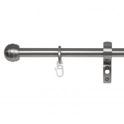 Mydeco Tringle à rideaux Habito/Rillball ext. - Zamak - Aspect inox - Largeur : 120 cm 11 Mydeco Tringle à rideaux Habito/Rillball ext. - Zamak - Aspect inox - Largeur : 120 cm -Serviettes Soldes 1000330987 220210 040 DETAILS P000000001000330987