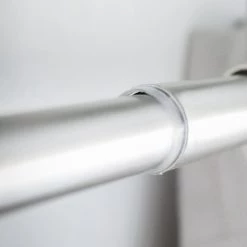 Mydeco Tringle à rideau 2en1 extensible - Zamak - Aspect inox - Largeur : 120 cm -Serviettes Soldes 1000331009 220210 040 DETAILS P000000001000331009