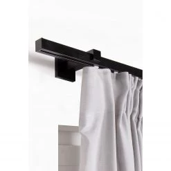 Mydeco Tringle à rideaux 20 mm Square - Zamak - Noir - Largeur : 120 cm -Serviettes Soldes 1000331012 220210 021 MOOD DETAILS P000000001000331012 mood