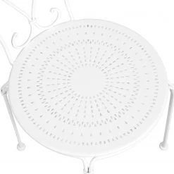 Butlers Chaise de jardin CENTURY I - Fer - Blanc -Serviettes Soldes 1000339626 220315 032 DETAILS P000000001000339626
