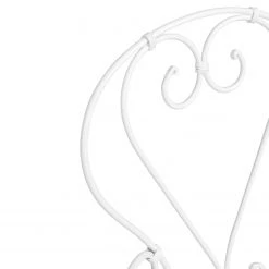 Butlers Chaise de jardin CENTURY I - Fer - Blanc -Serviettes Soldes 1000339626 220315 033 DETAILS P000000001000339626