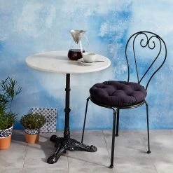 Butlers Chaise de jardin PALAZZO - Fer - Noir -Serviettes Soldes 1000339689 220315 021 MOOD DETAILS P000000001000339689 mood