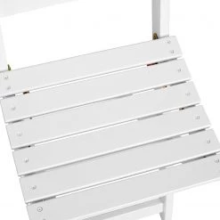 Butlers Chaise de jardin LODGE I - Partiellement en acacia massif - Blanc -Serviettes Soldes 1000339692 220315 034 DETAILS P000000001000339692