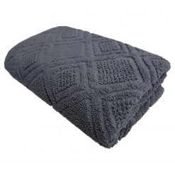 Framsohn Serviette de bain Mosaik - Éponge - Anthracite