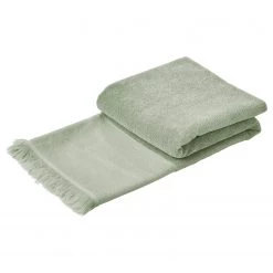 Done.® Serviette de sauna Caprice - Coton - Vert -Serviettes Soldes 1000351478 220510 030 DETAILS P000000001000351478