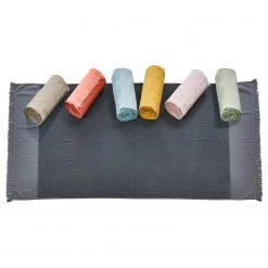 Done.® Serviette de sauna Caprice - Coton - Vert -Serviettes Soldes 1000351478 220510 040 DETAILS P000000001000351478