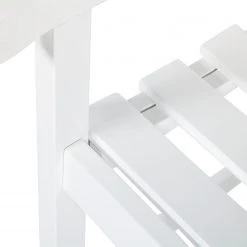 Chaise de jardin Eternal I - Blanc -Serviettes Soldes gartenstuhl eternal innocence akazie massiv weiss 3673729