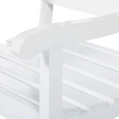 Chaise de jardin Eternal I - Blanc -Serviettes Soldes gartenstuhl eternal innocence akazie massiv weiss 3673733