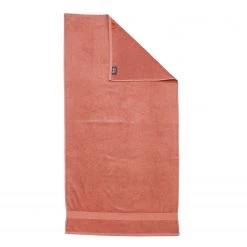 Twentyfour Set de 4 serviettes de toilette Deluxe - Étoffe de coton - Corail -Serviettes Soldes handtuchset deluxe 4 teilig baumwollstoff koralle 5027276