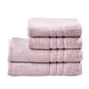 Twentyfour Serviette de toilette Pigi (4 éléments) - Mauve -Serviettes Soldes handtuchset pigi 4 teilig baumwollstoff rosa 4280836