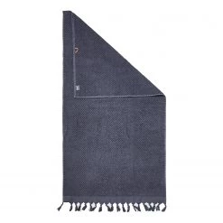 Twentyfour Serviette de toilette Prov Honeycomb I - Étoffe de coton - Bleu foncé -Serviettes Soldes handtuchset prov honeycomb i 4 teilig baumwollstoff dunkelblau 4646480