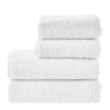 Twentyfour Serviette de toilette Prov Honeycomb I - Étoffe de coton - Blanc -Serviettes Soldes handtuchset prov honeycomb i 4 teilig baumwollstoff weiss 4646456