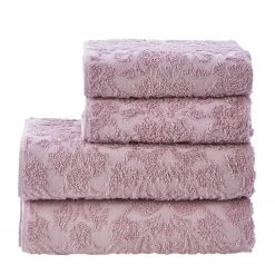 Twentyfour Serviette de toilette Prov Ornament I - Étoffe de coton - Lavande