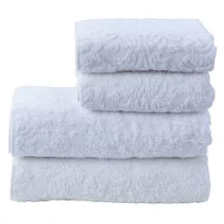 Twentyfour Serviette de toilette Prov Ornament I - Étoffe de coton - Blanc