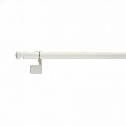Mydeco Tringle à rideaux fit-ball - ball - Blanc - 30 - 50 cm