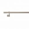 Mydeco Tringle à rideaux fit - Aspect acier inoxydable - 50 - 80 cm -Serviettes Soldes klemmstange fit edelstahl optik verschiedene groessen 267893