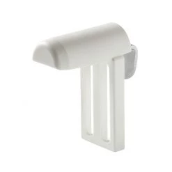 Lichtblick Support de serrage universel Klemmfix - Matière synthétique / Métal - Blanc