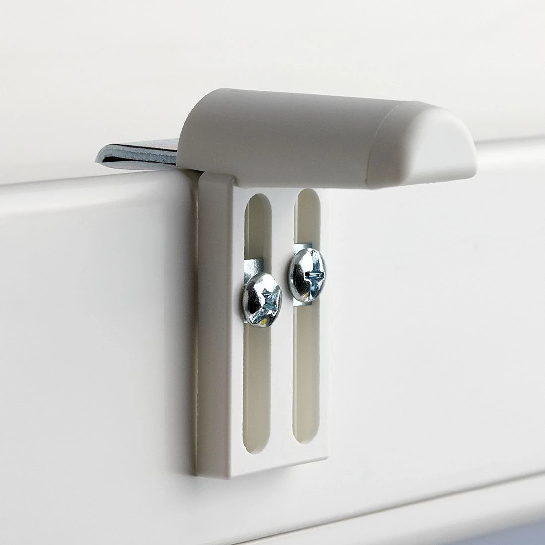 Lichtblick Support de serrage universel Klemmfix - Matière synthétique / Métal - Blanc 4 Lichtblick Support de serrage universel Klemmfix - Matière synthétique / Métal - Blanc – Image 3