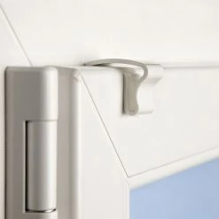 Lichtblick Support de serrage Klemmfix Klick - Matière synthétique - Blanc -Serviettes Soldes klemmtraeger klick fuer jalousie 2 stueck kunststoff weiss 345353