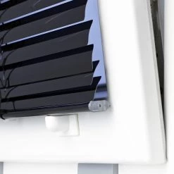 Lichtblick Support magnétique Siecie - Matière synthétique / Métal - Blanc -Serviettes Soldes magnethalter fuer jalousie plissee 2 stueck kunststoff metall weiss 345342